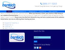 Tablet Screenshot of bsntechnetworks.com